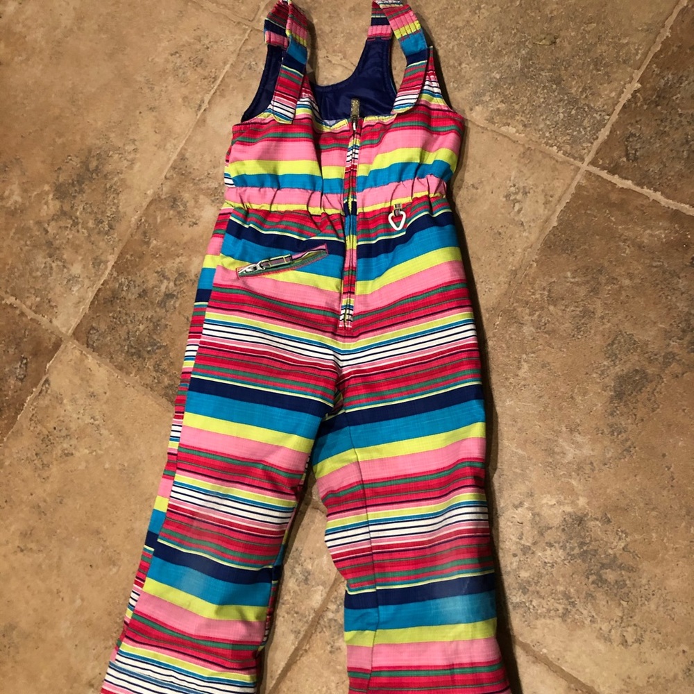 OVERMEYER GIRLS BIB I-Grow SNOWPANTS SIZE 5